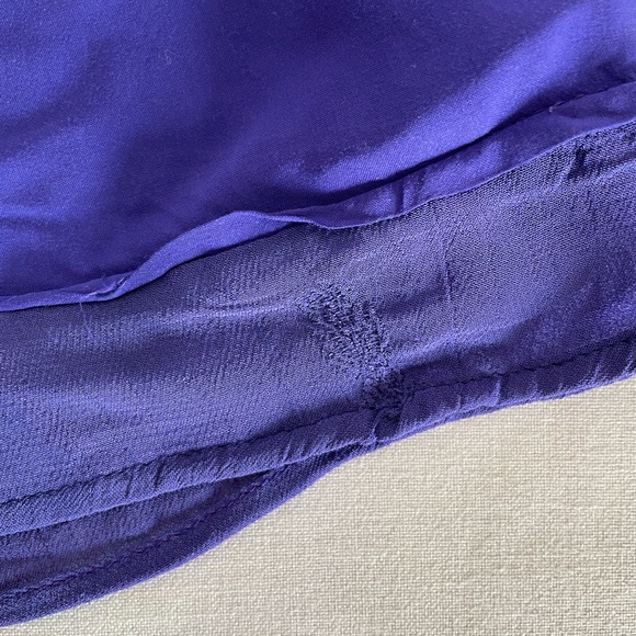 Blue cut sleeves Top - Picture 4 of 7